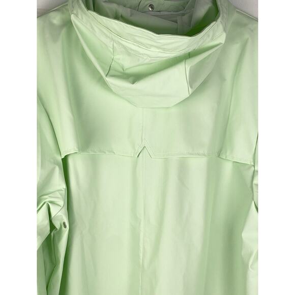 Rains Size XL Unisex Hooded Rain Jacket In Mineral Waterproof, Windproof NWT - Picture 6 of 9